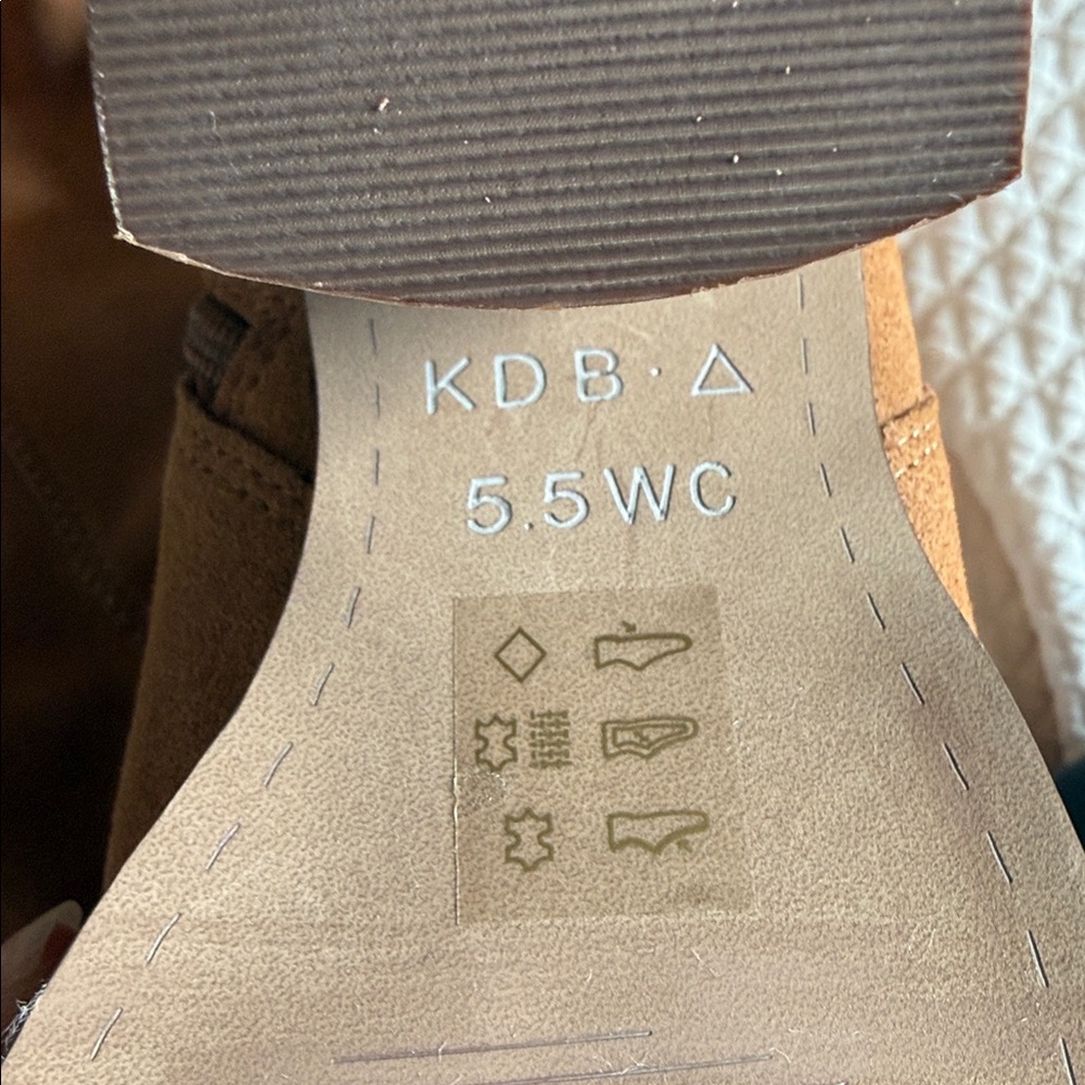 Kelsi Dagger Brooklyn Logan Boots 5 1/2 Leather Suede WC - Picture 3 of 5